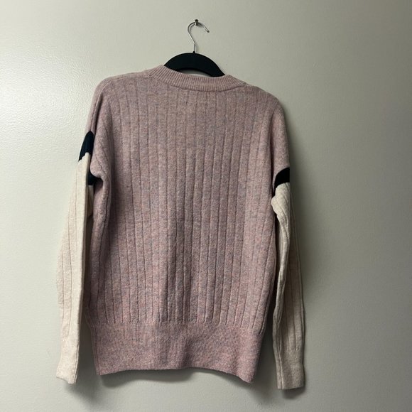 Madewell Striped Bowden Henley Sweater in Coziest Yarn NWT - Picture 7 of 8